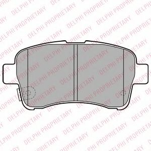 Тормозные колодки DELPHI LP2205