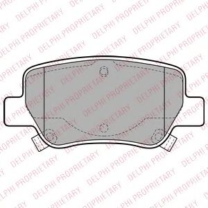 Тормозные колодки DELPHI LP2206