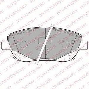 Тормозные колодки DELPHI LP2207