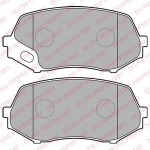 Тормозные колодки DELPHI LP2208