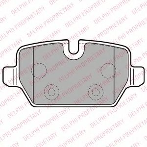 Тормозные колодки DELPHI LP2247