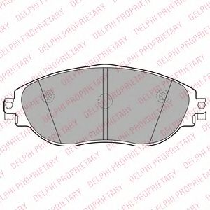 Тормозные колодки DELPHI LP2250