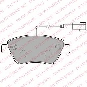 Тормозные колодки DELPHI LP2276