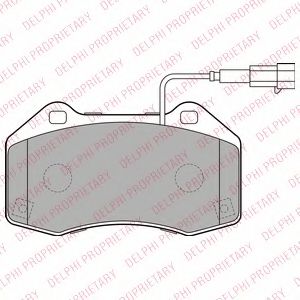Тормозные колодки DELPHI LP2280