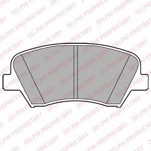 Тормозные колодки DELPHI LP2293