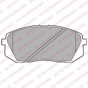Тормозные колодки DELPHI LP2294