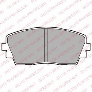 Тормозные колодки DELPHI LP2296