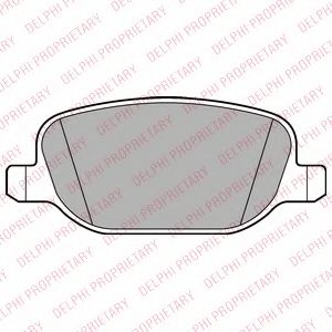 Тормозные колодки DELPHI LP2297