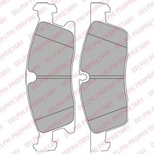 Тормозные колодки DELPHI LP2298
