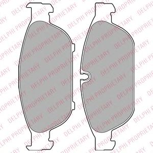 Тормозные колодки DELPHI LP2301