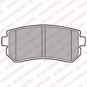 Тормозные колодки DELPHI LP2303