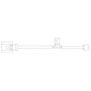 Контрольный контакт, контроль слоя тормозных колодок DELPHI LZ0209
