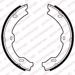 Тормозные колодки барабанные DELPHI LS2040