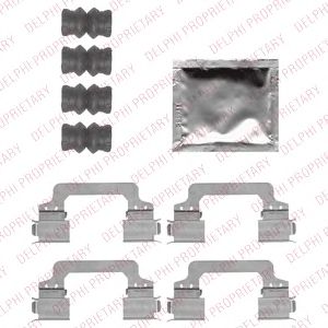 Скобы тормозных колодок DELPHI LX0553