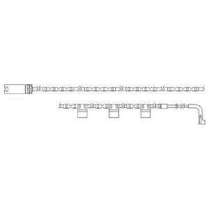 Контрольный контакт, контроль слоя тормозных колодок DELPHI LZ0234