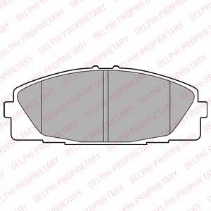 Тормозные колодки DELPHI LP2473