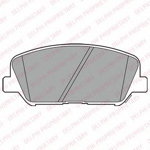 Тормозные колодки DELPHI LP2477