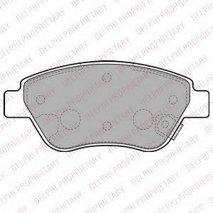 Тормозные колодки DELPHI LP2478