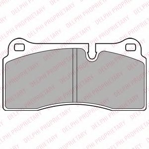 Тормозные колодки DELPHI LP2448