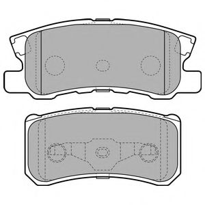 Тормозные колодки DELPHI LP2483