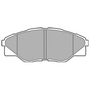 Тормозные колодки DELPHI LP2496