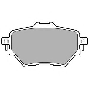 Тормозные колодки DELPHI LP2505