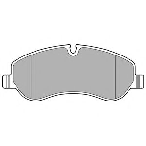Тормозные колодки DELPHI LP2661