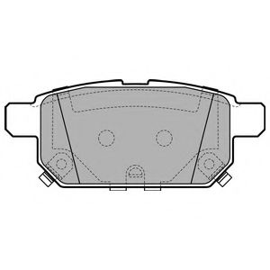 Тормозные колодки DELPHI LP2687