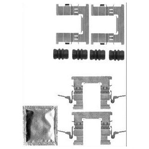 Скобы тормозных колодок DELPHI LX0579