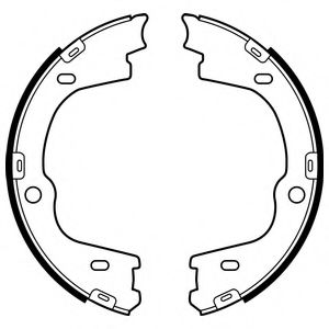 Тормозные колодки барабанные DELPHI LS2086