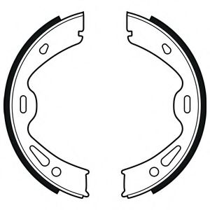Тормозные колодки барабанные DELPHI LS2091