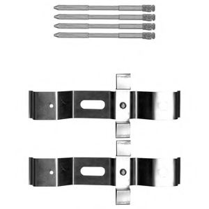 Скобы тормозных колодок DELPHI LX0628