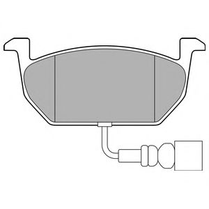 Тормозные колодки DELPHI LP3146