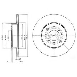 Тормозной диск DELPHI BG3262