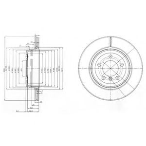 Тормозной диск DELPHI BG3787