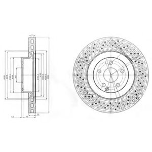 Тормозной диск DELPHI BG9057