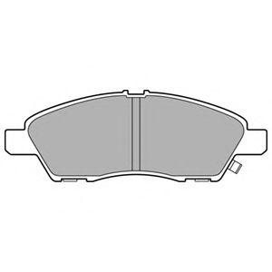 Тормозные колодки DELPHI LP3170
