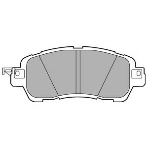 Тормозные колодки DELPHI LP3189