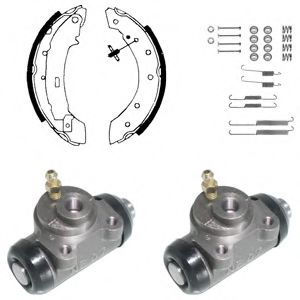 Тормозные колодки барабанные DELPHI KP1064