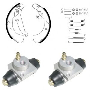 Тормозные колодки барабанные DELPHI KP1100