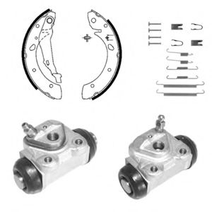Тормозные колодки барабанные DELPHI KP1101