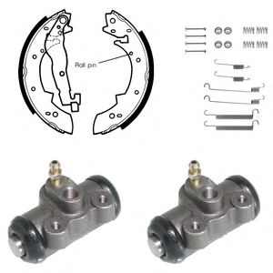 Тормозные колодки барабанные DELPHI KP638