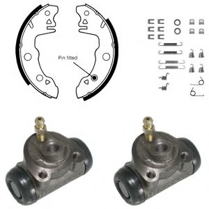 Тормозные колодки барабанные DELPHI KP643