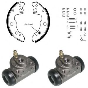 Тормозные колодки барабанные DELPHI KP662