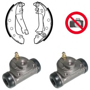 Тормозные колодки барабанные DELPHI KP671