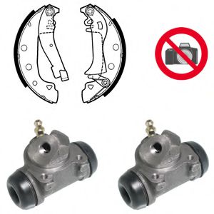 Тормозные колодки барабанные DELPHI KP676