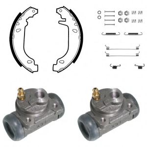 Тормозные колодки барабанные DELPHI KP732