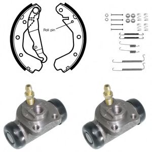 Тормозные колодки барабанные DELPHI KP749