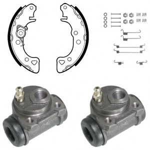 Тормозные колодки барабанные DELPHI KP755