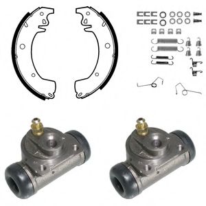 Тормозные колодки барабанные DELPHI KP773